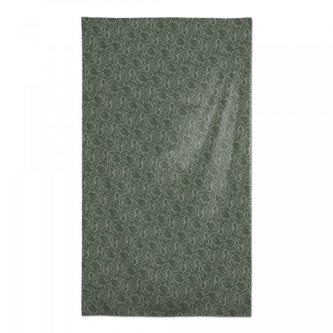 Sage Lined Leaves 58 x 102 Tablecloth