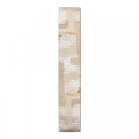 Neutral Desert Abstract 16 x 90 Cotton Twill Runner