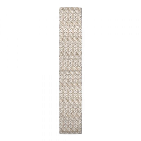 Regal Cream Pattern 16 x 90 Cotton Twill Runner