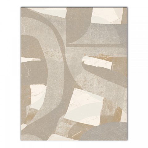 Abstract Layered Shapes 16 x 20 Canvas Wall Art