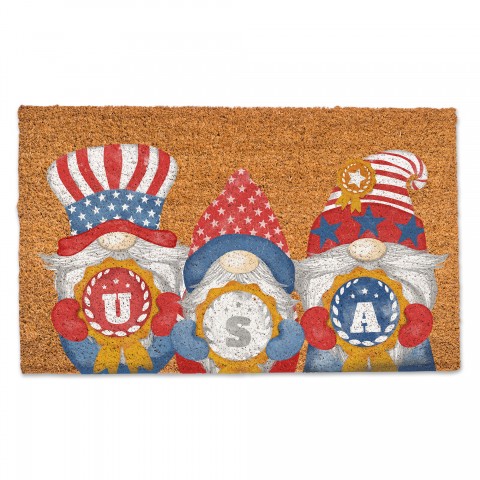 USA Gnomes 30 x 18 Door Mat