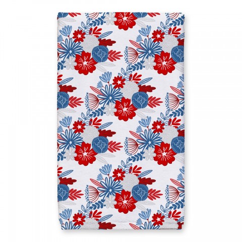 Patriotic Flower Bunch Pattern 16 x 25 Towel