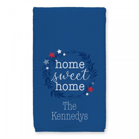 Home Sweet Home Personalized 16 x 25 Towel