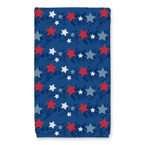 Red White and Blue Stars 16 x 25 Towel