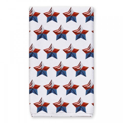 Patriotic Star Pattern 16 x 25 Towel