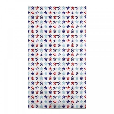 Floral Stars Pattern 58 x 102 Tablecloth