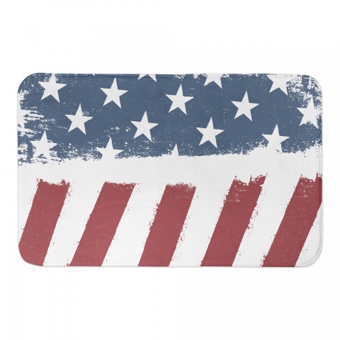 Stars and Stripes 21 x 34 Bath Mat