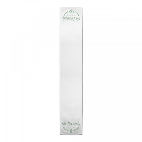 Fam Name Date Personalized 16 x 90 Outdoor Table Runner