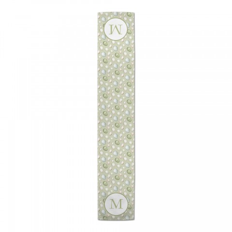 Easter Egg Pattern Personalized 16 x 72 Outdoor Table Runner