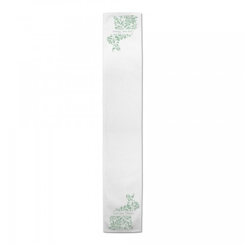 Floral Bunny Personalized 16 x 90 Outdoor Table Runner