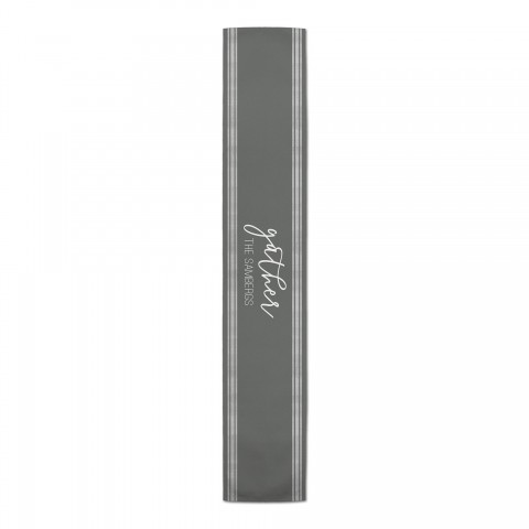 Gray Gather Personalized 16 x 72 Outdoor Table Runner