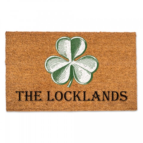 Family Clover Personalized 30 x 18 Door Mat