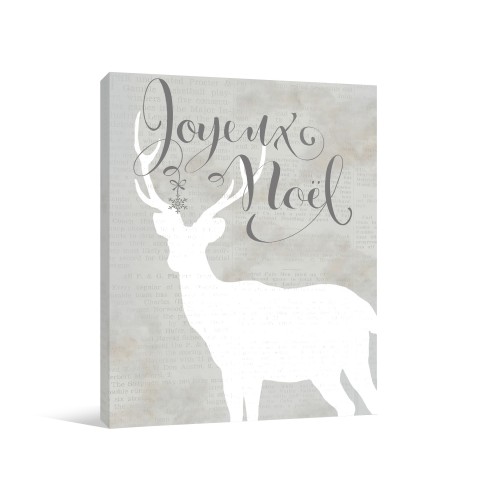 Joyeux Noel 11x14 Canvas Wall Art