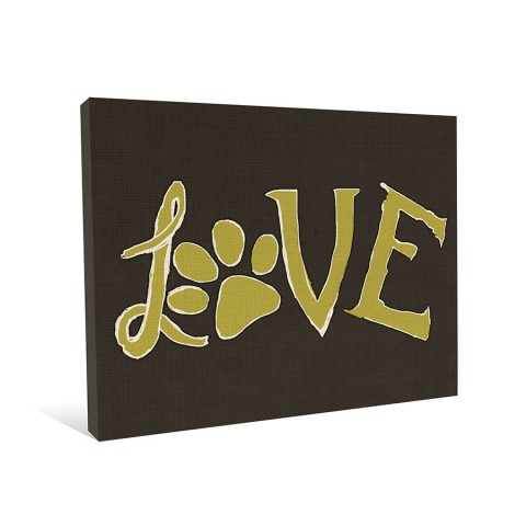 Love Pet Canvas Wall Art