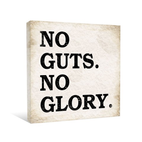 No Guts No Glory Canvas Wall Art