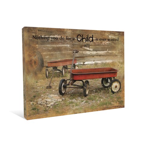 Wagon Inspirational Canvas Wall Art