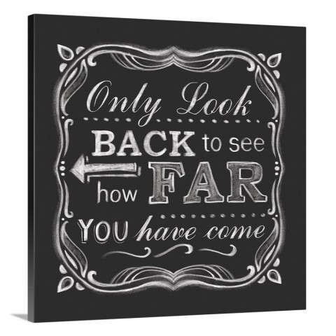 Look Back Gallery Wrapped Canvas