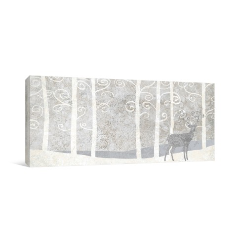 Winter Pines 20x10 Canvas Wall Art