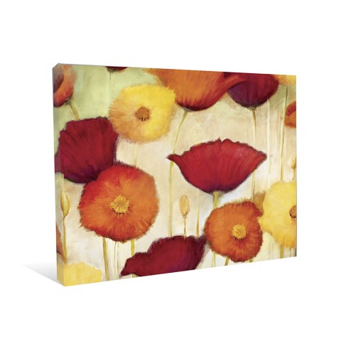 Poppies Patch Canvas Wall Art 