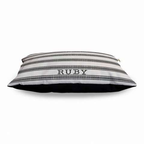 Personalized Striped 30x40 Indoor/Outdoor Pet Bed