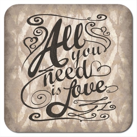 All You Need Is Love Coasters