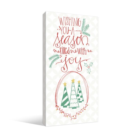 Joyful Lettering 10x20 Canvas Wall Art