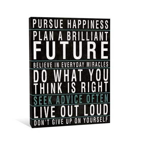 Seek And Pursue Canvas Wall Art