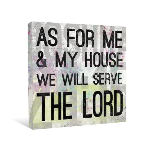 Serve The Lord Canvas Wall Art