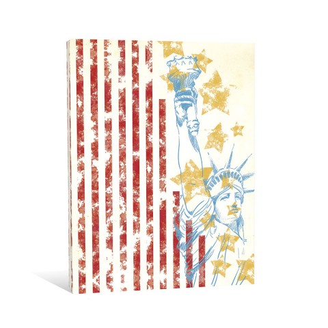 Patriotic Liberty Canvas Wall Art