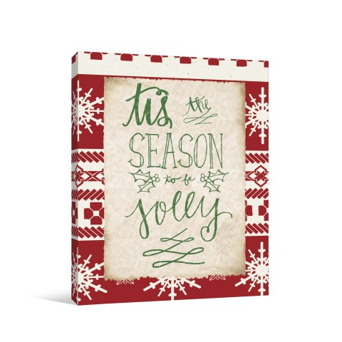 Sweater Season 11x14 Canvas Wall Art