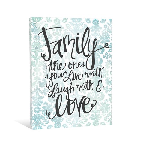 Things You Do With Family Canvas Wall Art