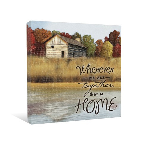 Together Is Home Canvas Wall Art
