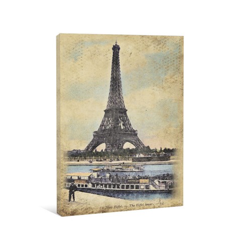Vintage Paris Canvas Wall Art