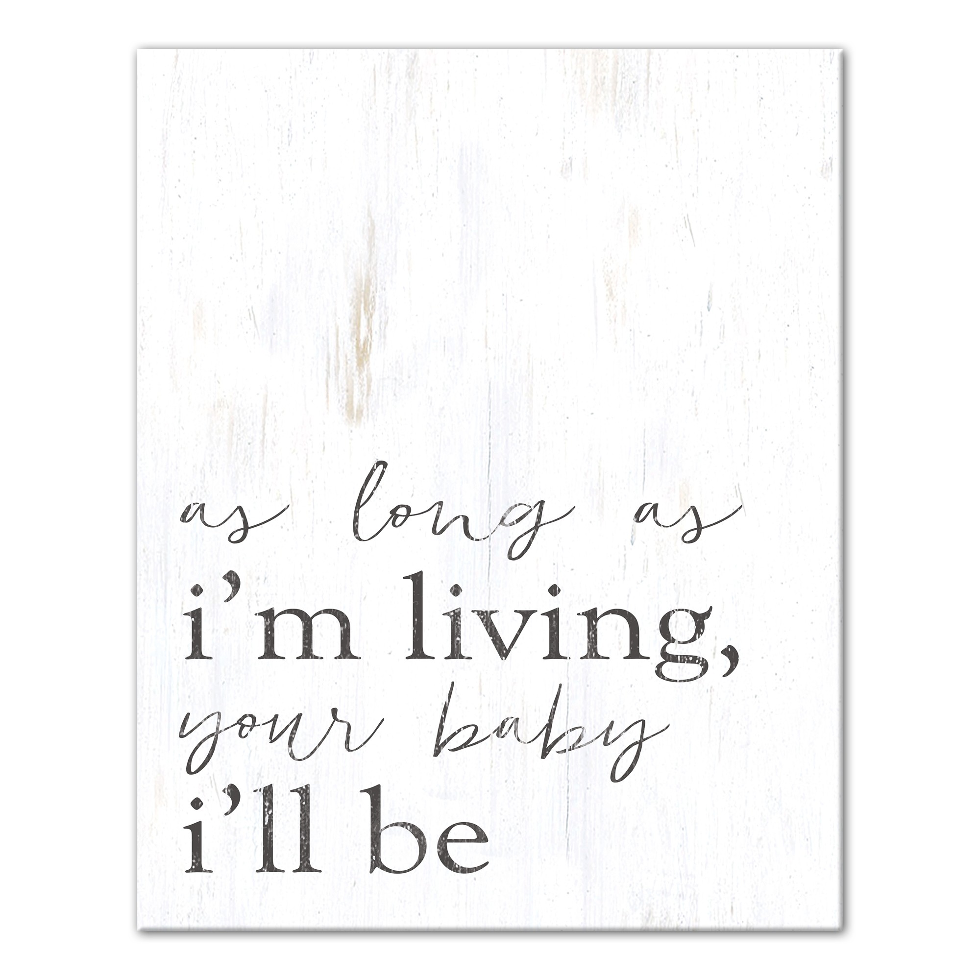 Your Baby I'll Be 16x20 Canvas Wall Art