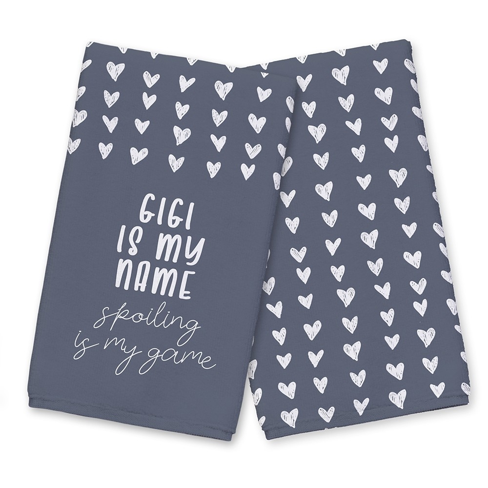 Gigi is my Name Spoiling is my Game Textiles Collection