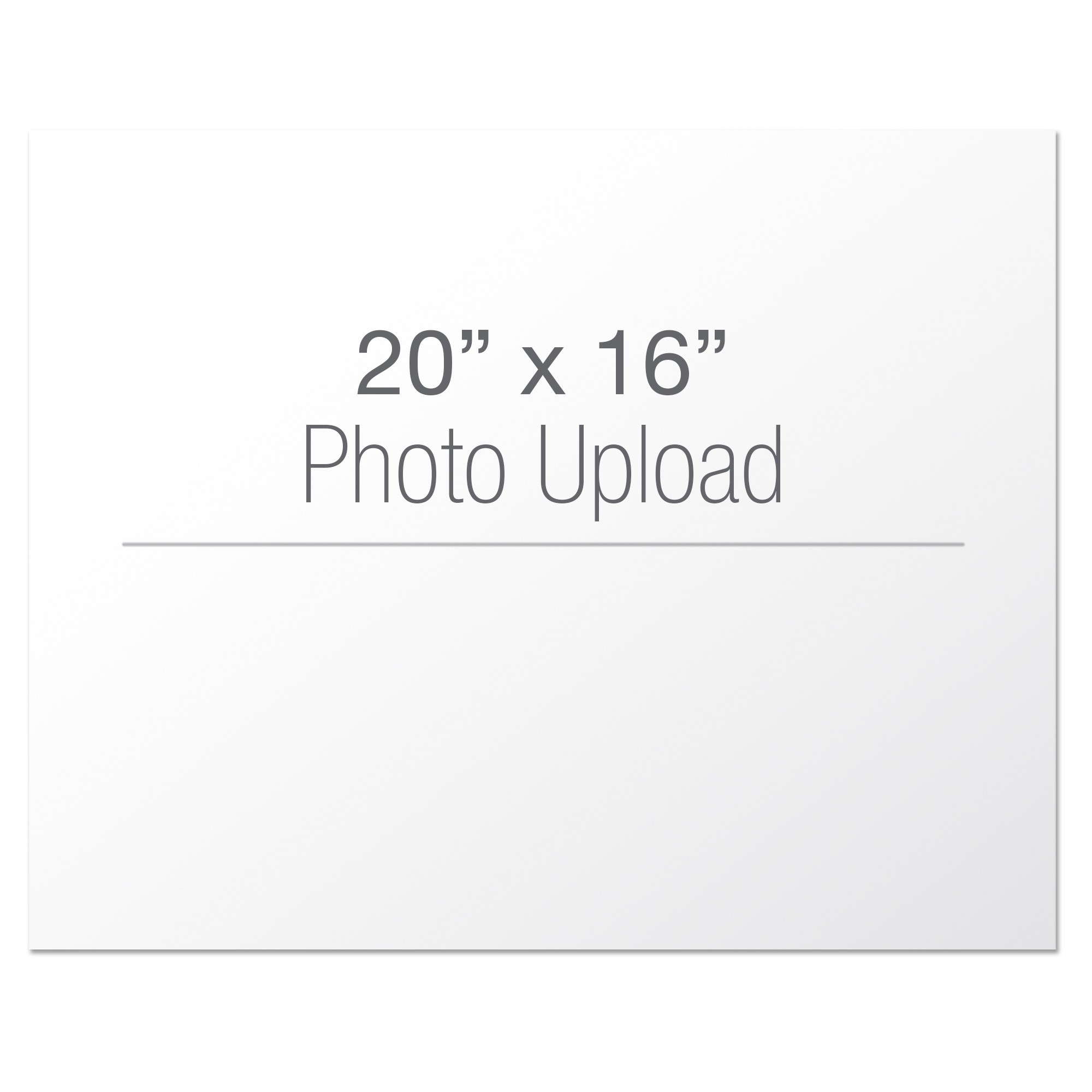 Photo Upload 20x16 Personalized Canvas Wall Art