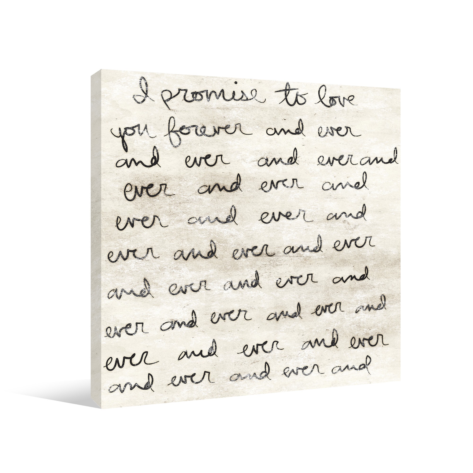 Dearest Love Letter Gallery Wrapped Canvas