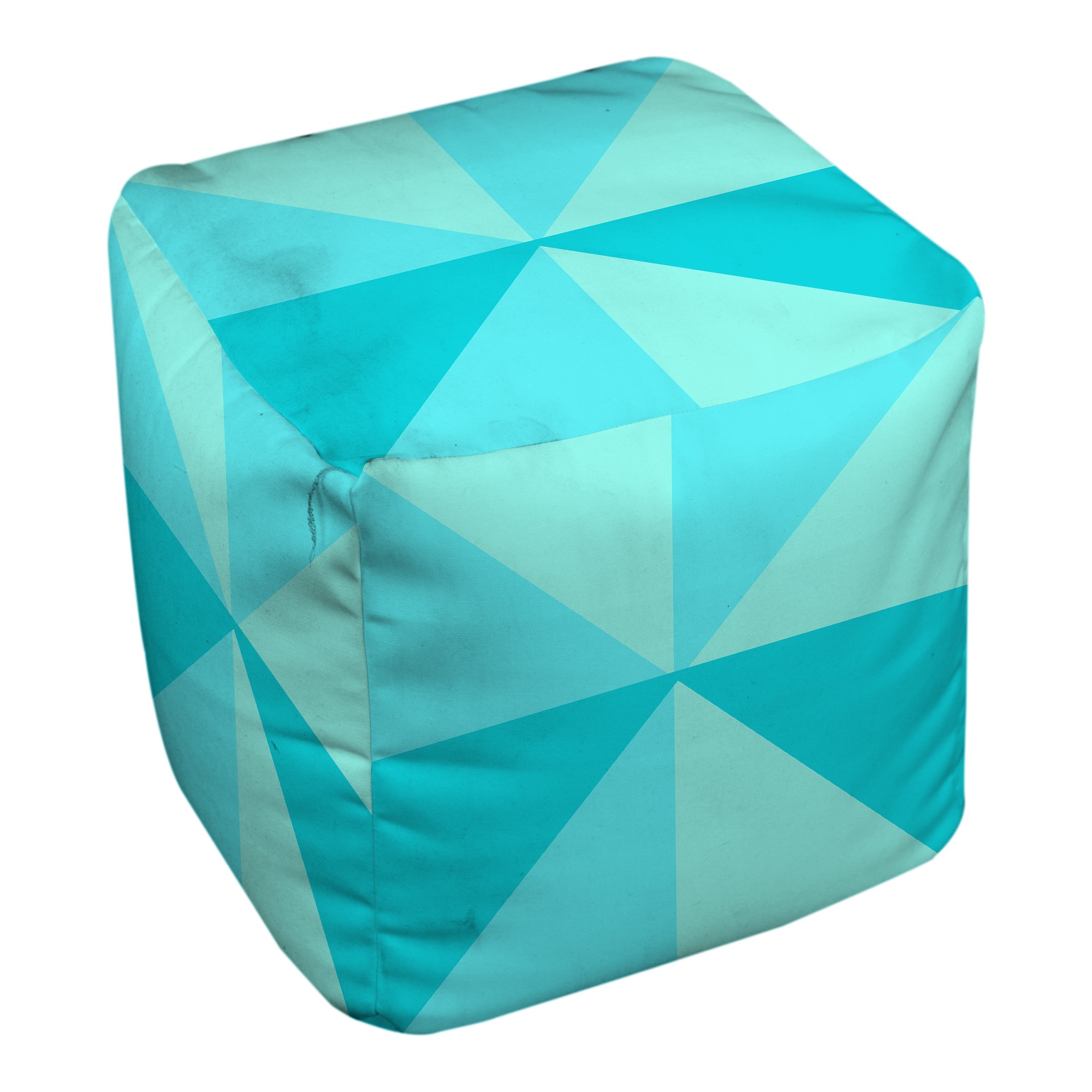 Bright And Bold Color Inverse 18x18x18 Ottoman