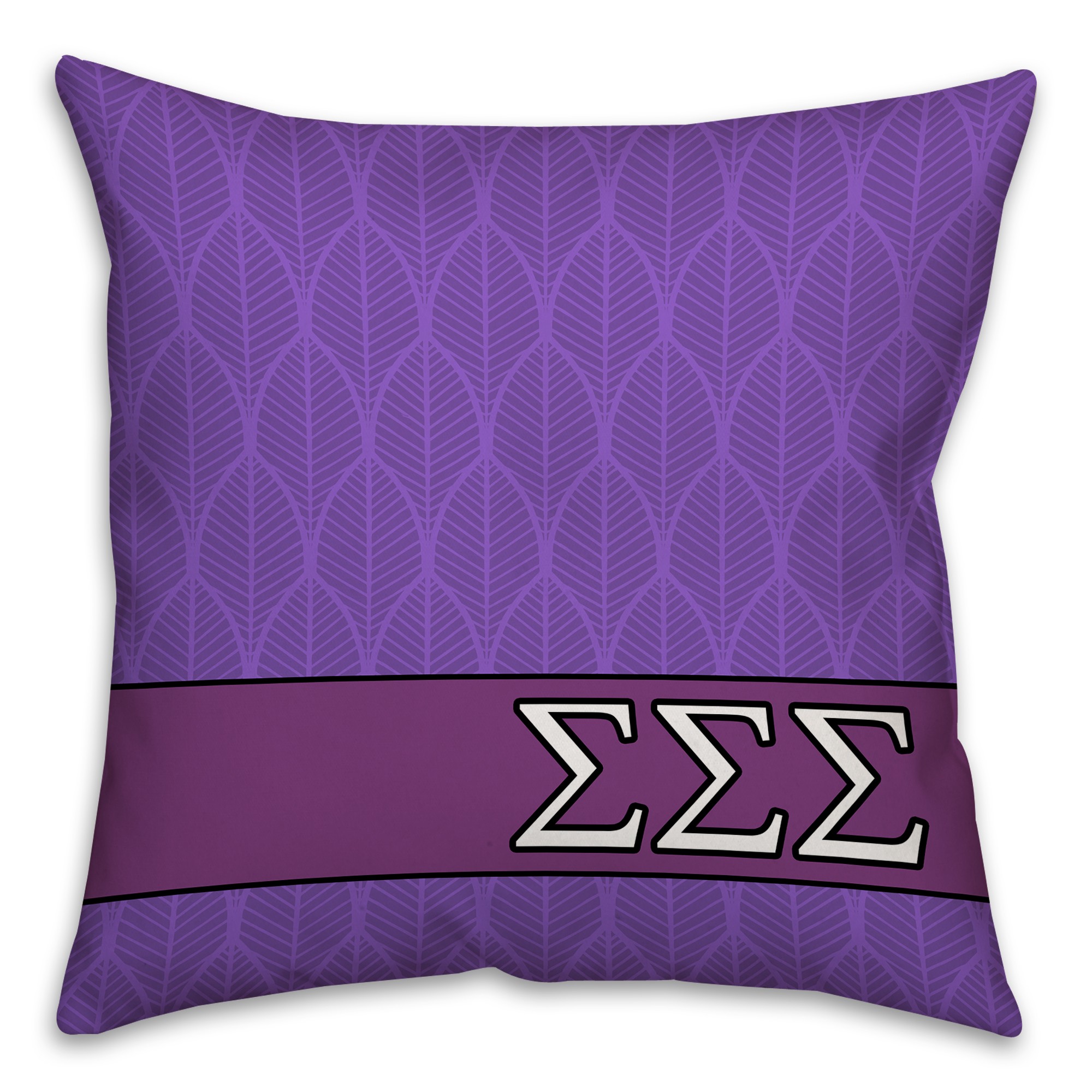 Sigma Sigma Sigma 16x16 Throw Pillow