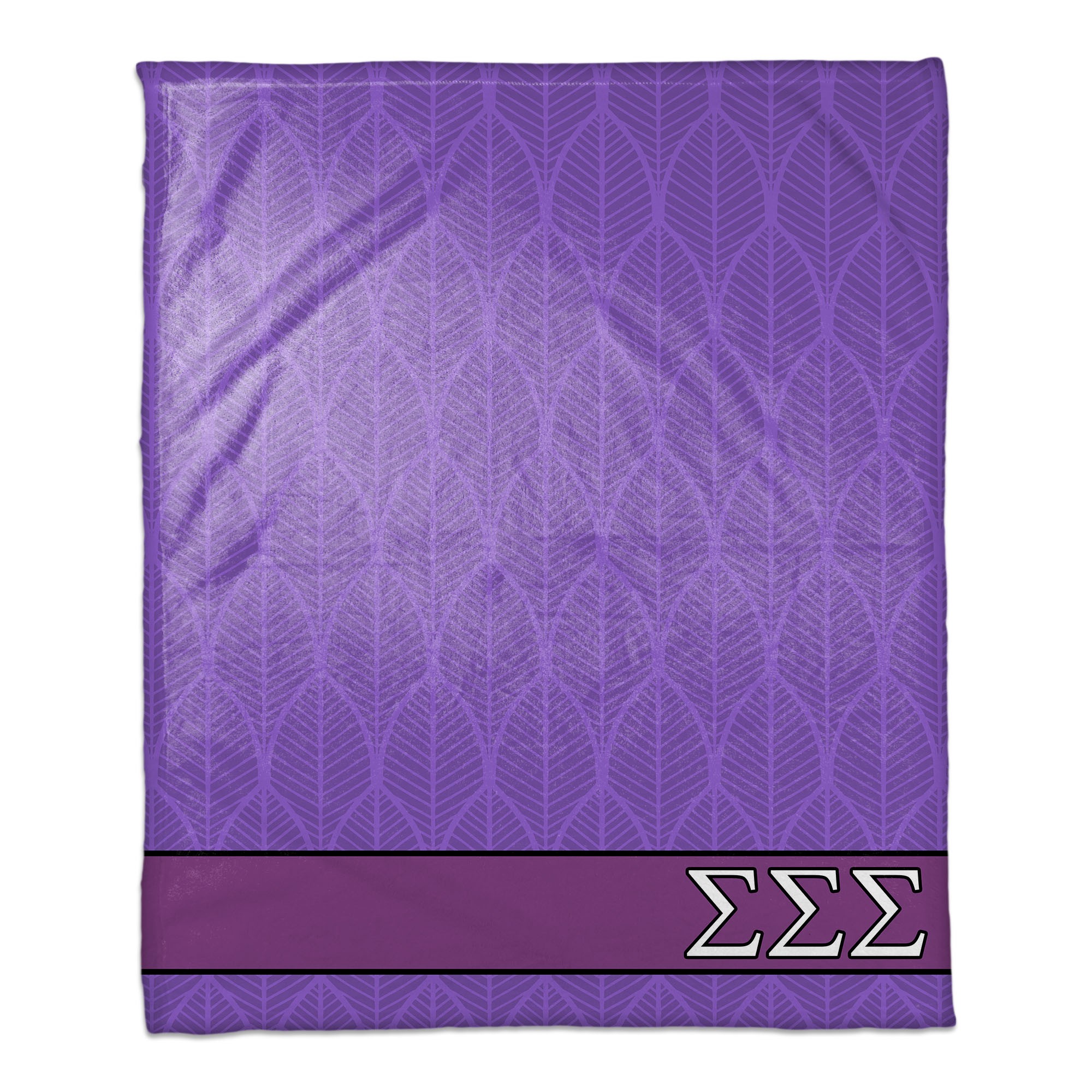 Sigma Sigma Sigma 50x60 Greek Throw Blanket