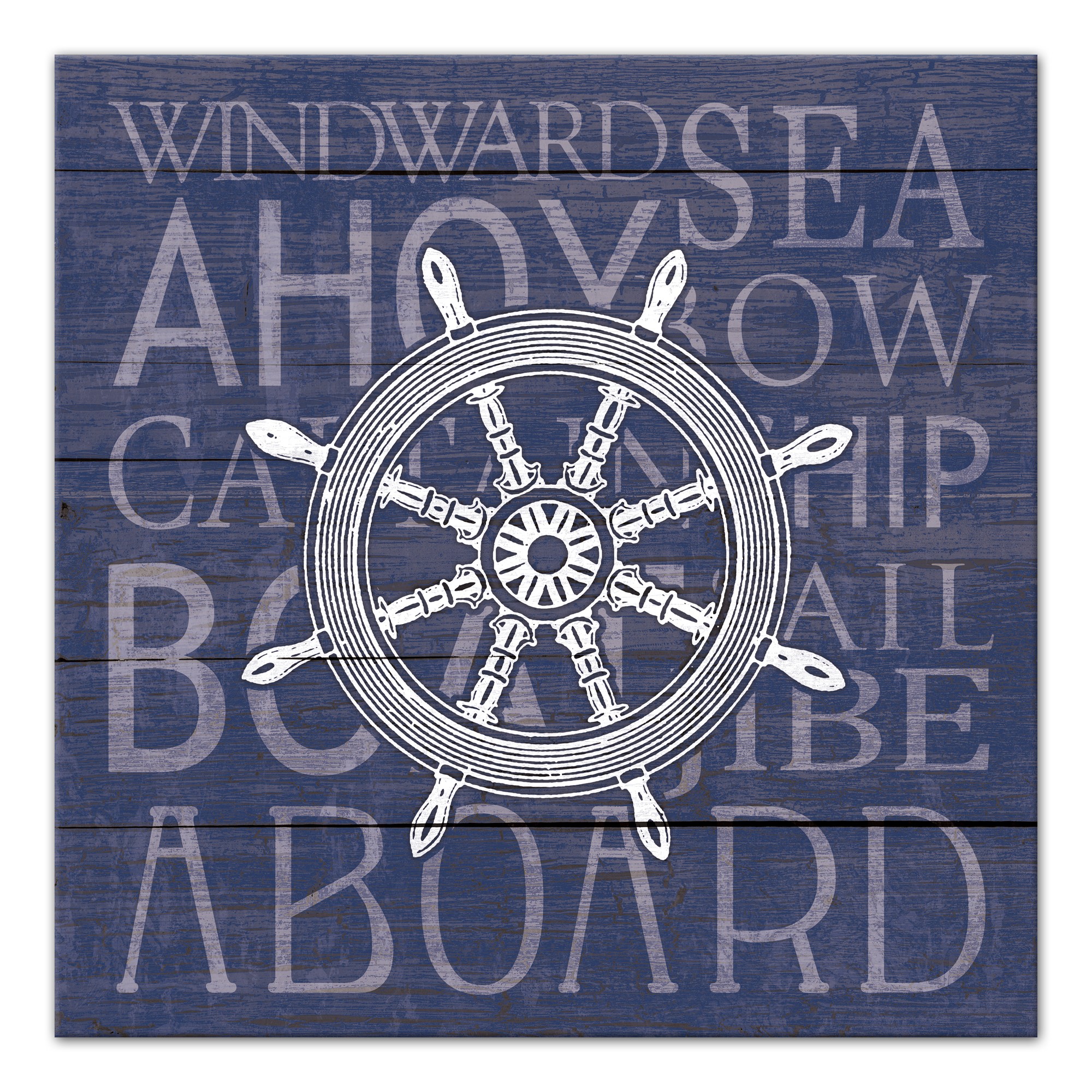All Aboard 24x24 Canvas Wall Art 