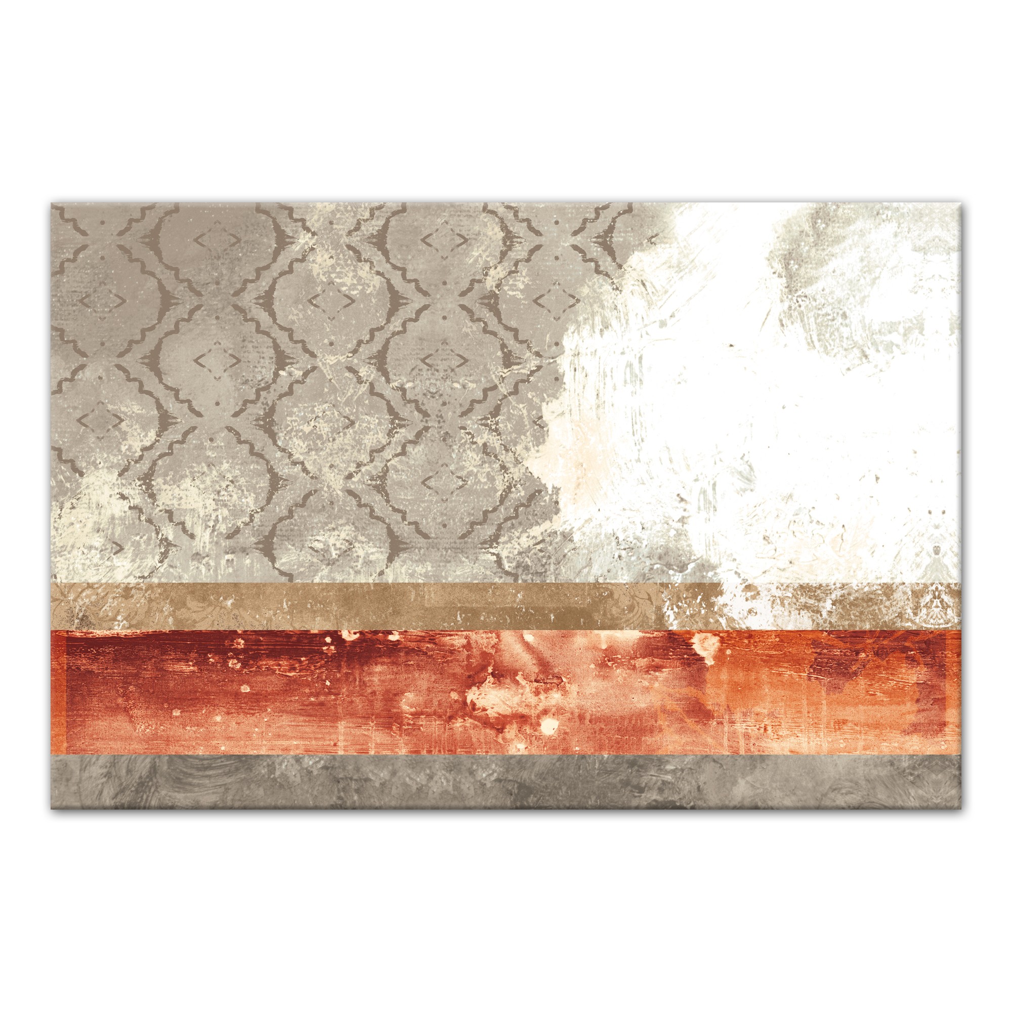 Moroccan Sunset Abstract 36x24 Canvas Wall Art