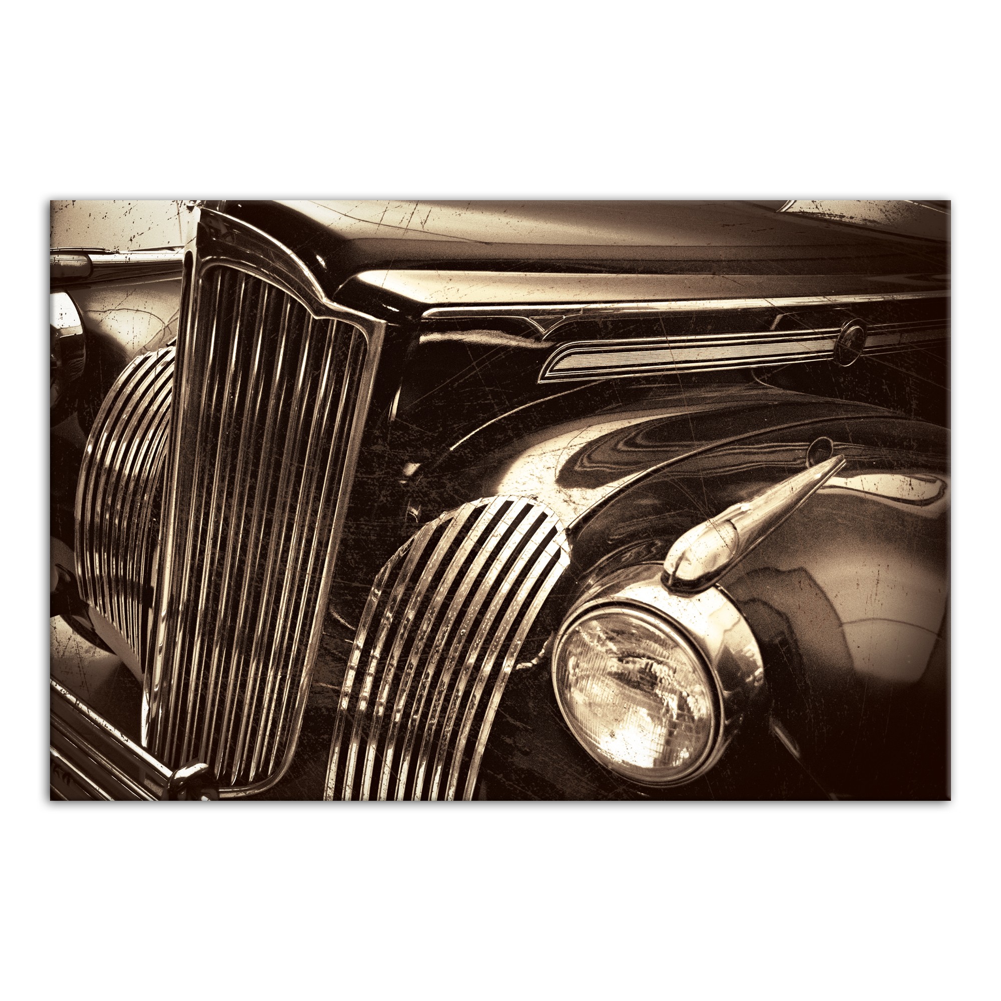 Antique Automobile 1 36x24 Canvas Wall Art