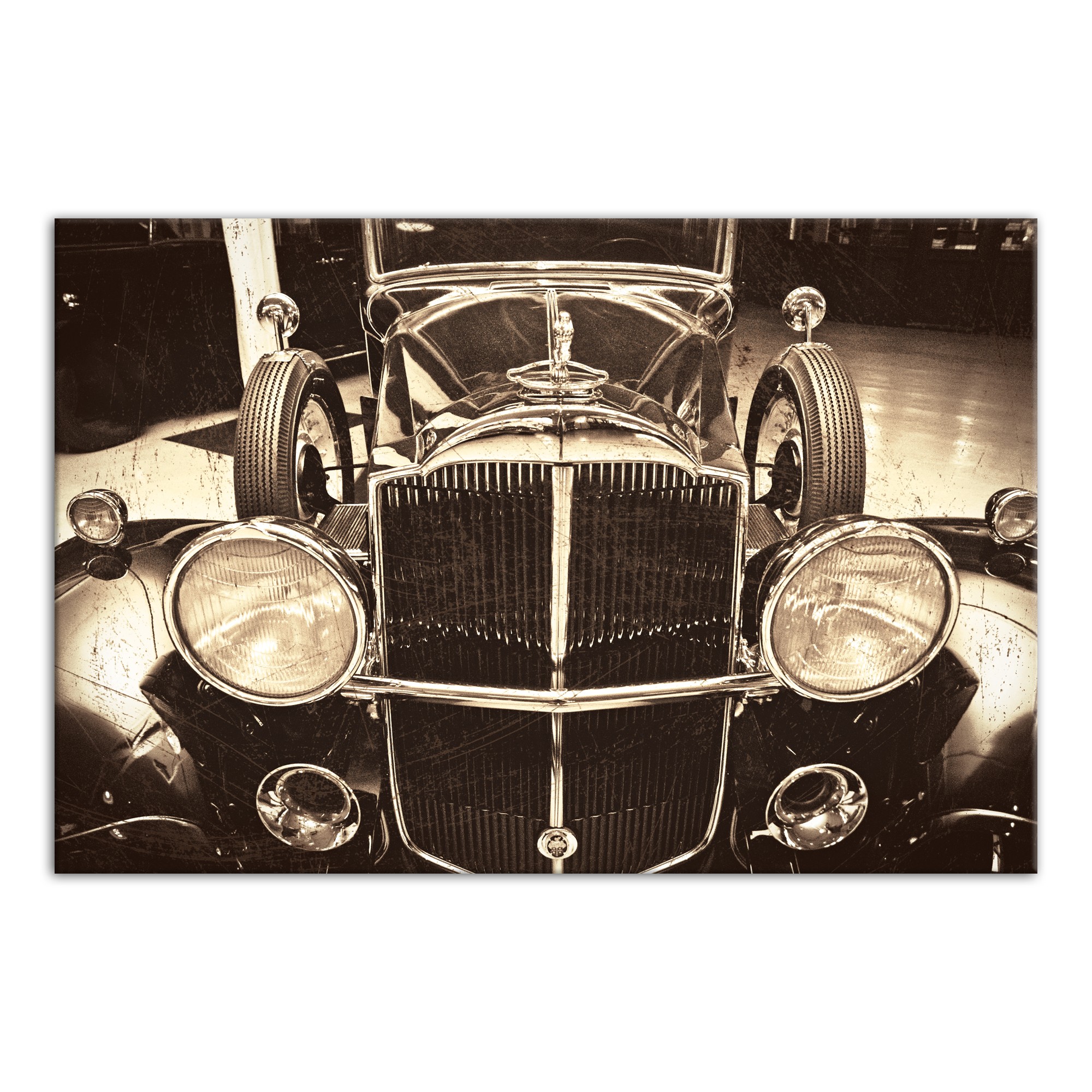 Antique Automobile 2 36x24 Canvas Wall Art 