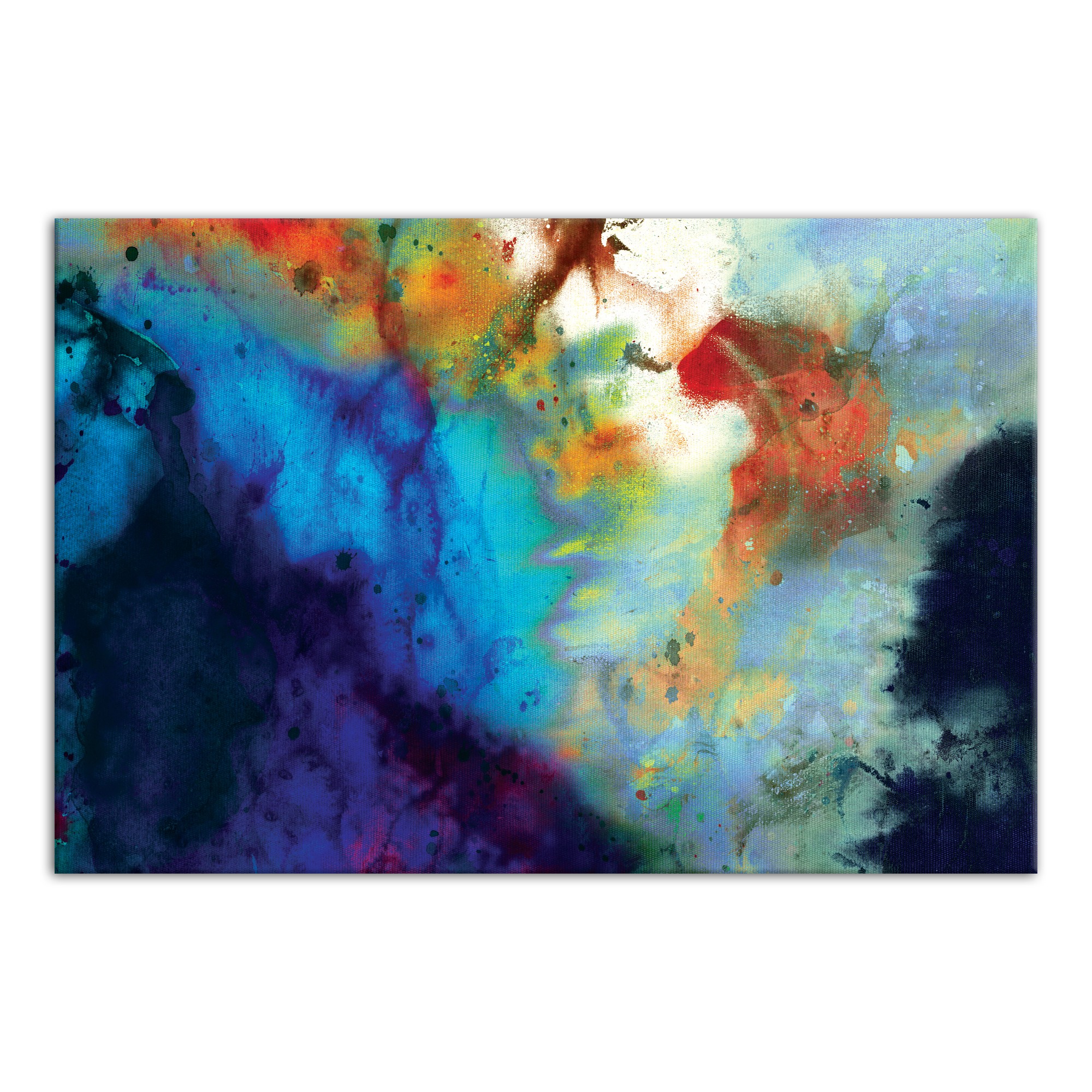 Conjunction Abstract 36x24 Canvas Wall Art