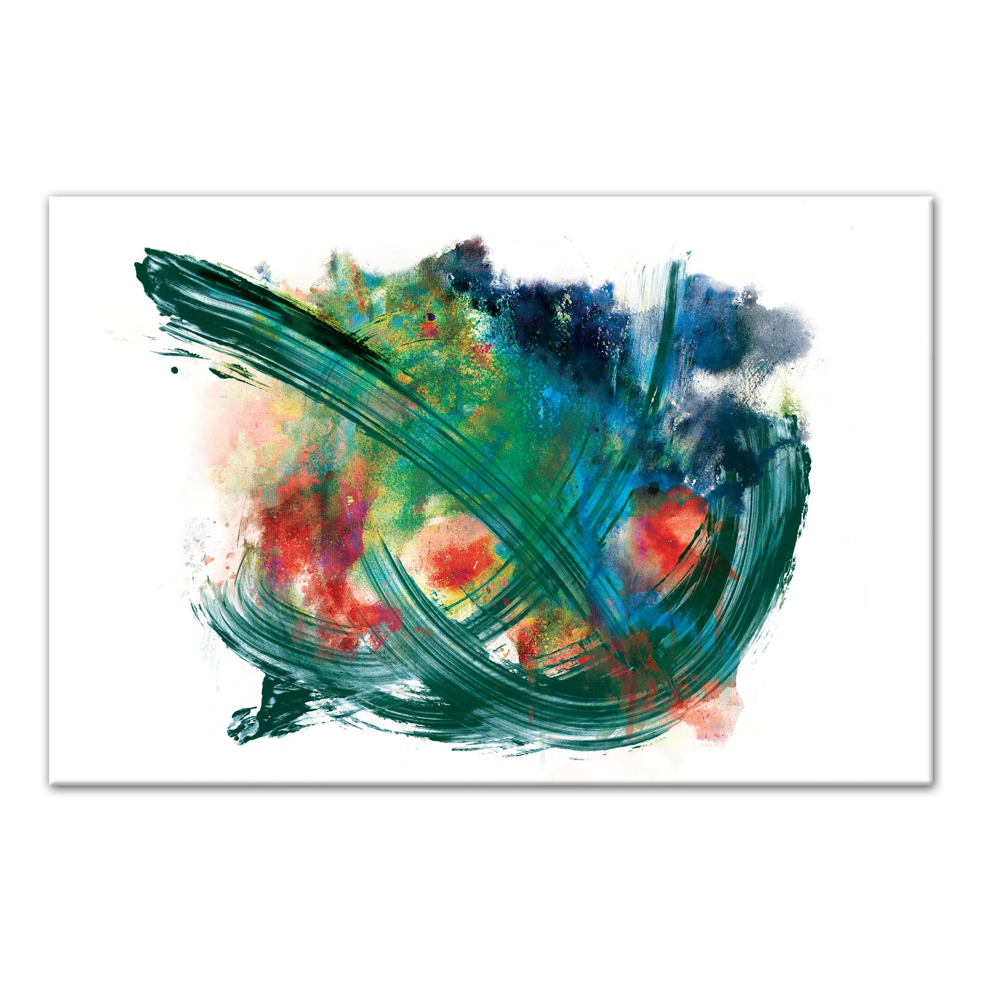 Atom Abstract 36x24 Canvas Wall Art