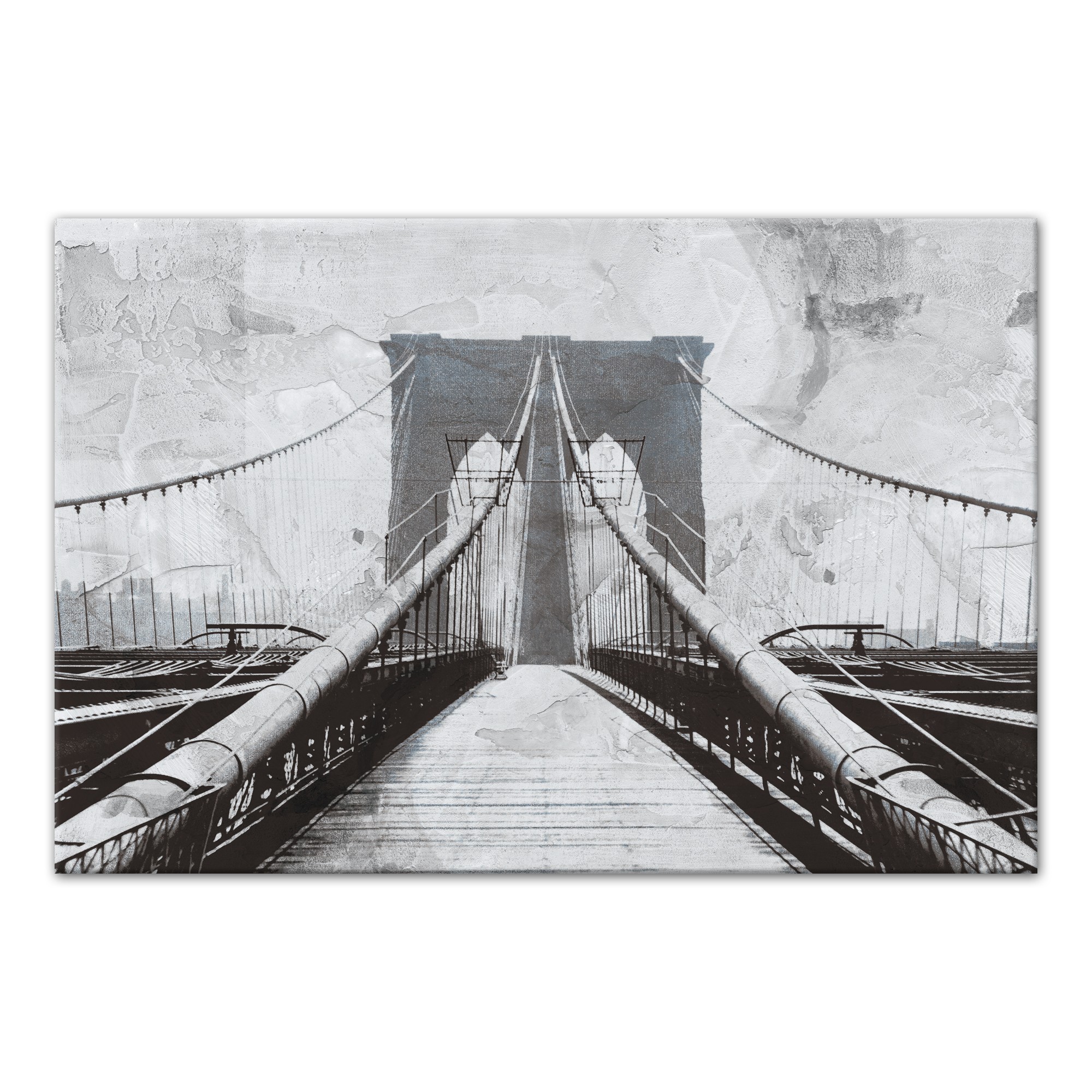 Bridge View 36x24 Canvas Wall Art