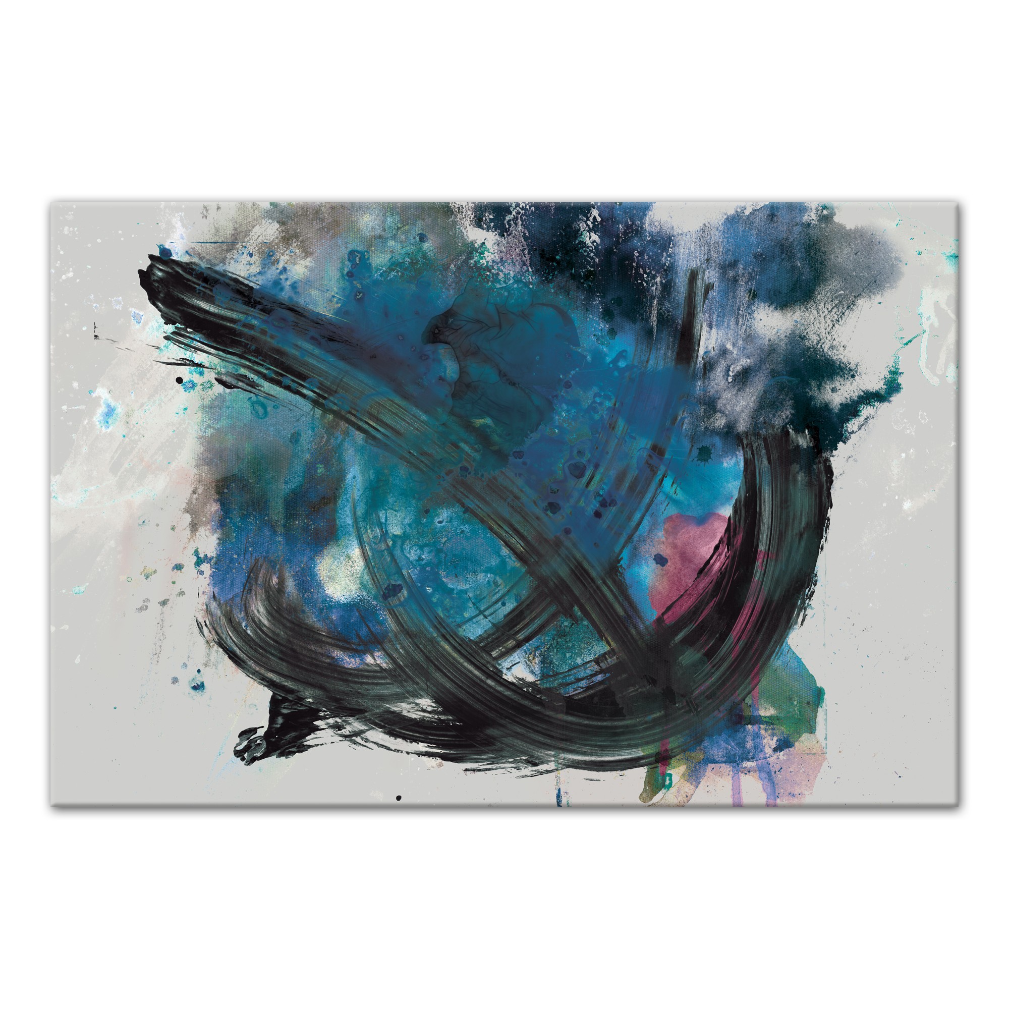 Dynamic Contemporary 48x32 Canvas Wall Art