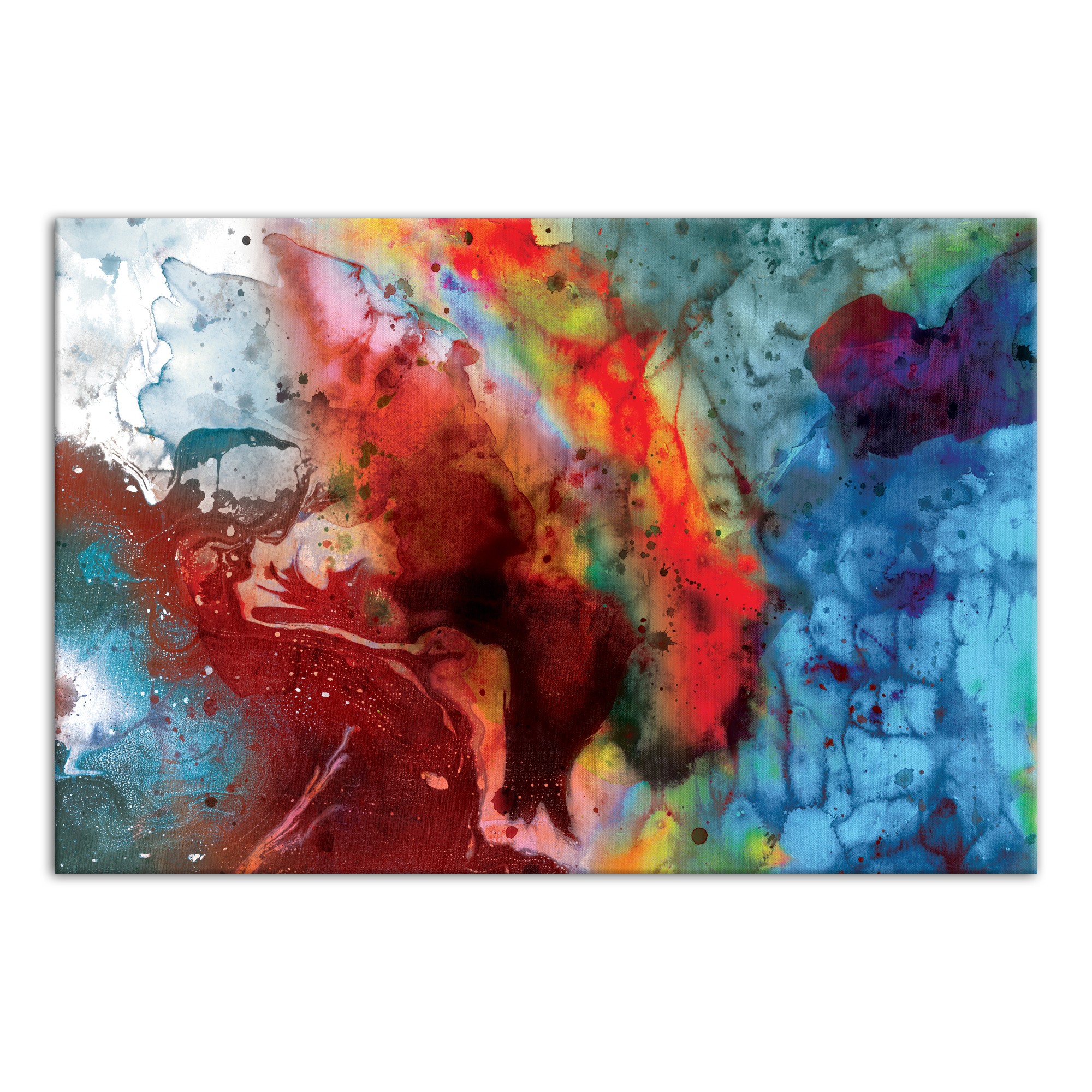 Alliance 2 Contemporary 48x32 Canvas Wall Art