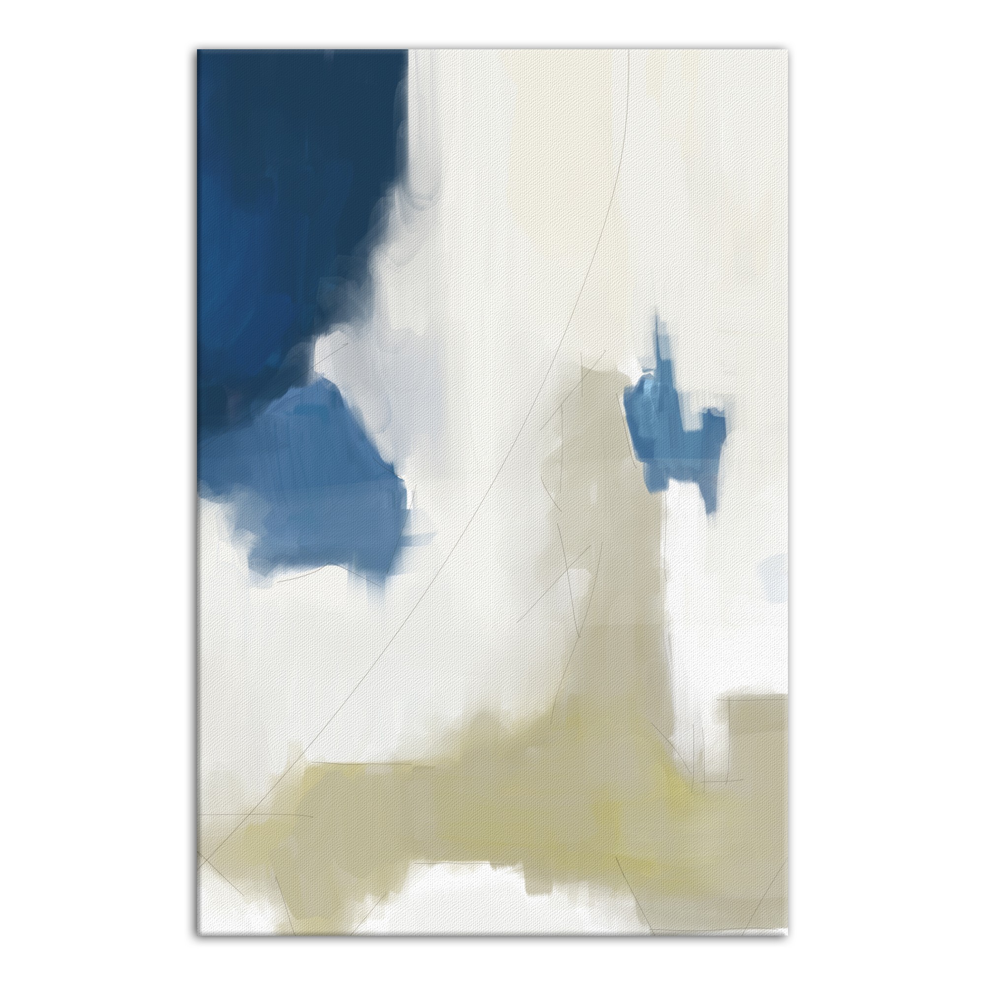 Quiet 3 Contemporary 24x36 Canvas Wall Art